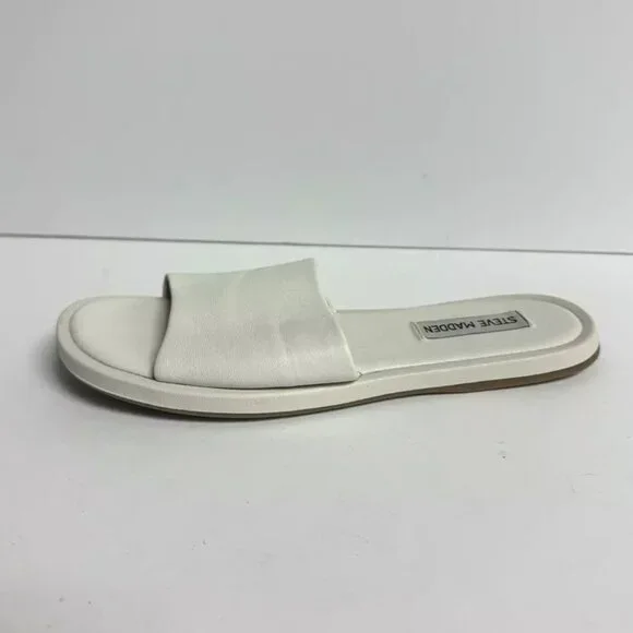 Steve Madden Shoes Steve Madden Womens Siena Sandal White Size